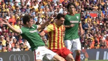El Barça y el Athletic, con los colores de la senyera y la ikurriña (FOTOS)