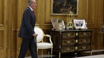 El rey, a los periodistas: "¡Os regalaré el bastón!"