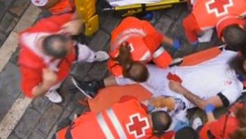 El séptimo encierro deja un susto y al menos un herido por asta de toro