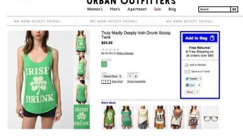 La sudadera de Urban Outfitters manchada de sangre que ha levantado la polémica