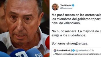 Baldoví cuenta los 'me gusta' por miles por la respuesta que ha dado a este tuit de Toni Cantó