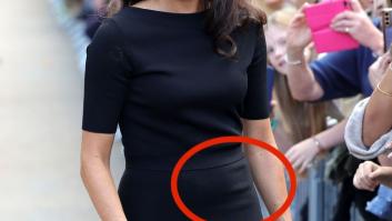 Fuentes cercanas a Meghan Markle niegan la teoría surgida de esa arruga de su vestido
