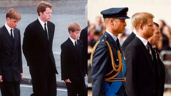 Guillermo y Harry, juntos de nuevo en otro de los momentos más tristes de su vida