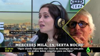 Mercedes Milá, fiel a su estilo directo, no tiene reparos en hablar así de Ayuso