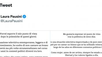 Laura Pausini aclara cuatro días después qué pasó en 'El Hormiguero'