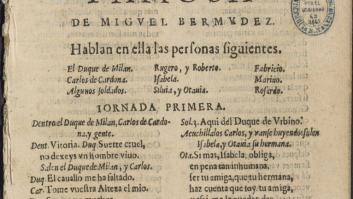 Descubren en la Biblioteca Nacional una comedia desconocida de Lope de Vega