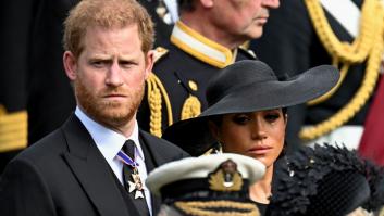 Meghan Markle no aguanta y rompe a llorar en el funeral de Isabel II