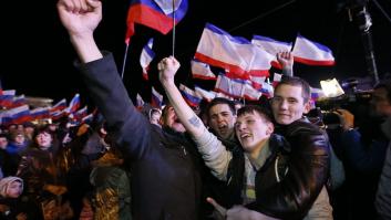 El 95,5% de los crimeos vota a favor de su adhesión a Rusia, según los primeros resultados