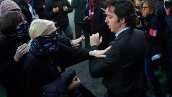 Encontronazo entre los CDR y el Pequeño Nicolás en Barcelona