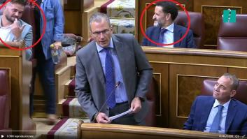 El imperdible momento de Rufián y Edmundo Bal mientras se quejaba Ortega Smith