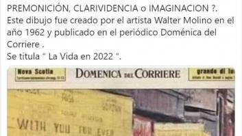 El dibujo de 1962 que predijo el año 2020: lo que realmente quiso reflejar el autor