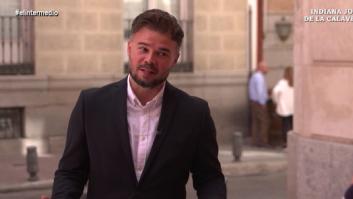 Rufián desvela lo que le hizo un taxista de Madrid: "Fue durante todo el trayecto"