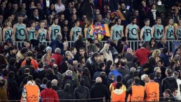 '9N #Votar és normal': Protesta desnuda a favor de la consulta en el Camp Nou (FOTOS)
