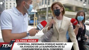 "¿Tú te crees que soy tonta?": el tenso momento de Cospedal con un reportero de Cuatro
