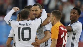 Ibrahimovic tarda tres minutos en marcar un golazo con el United