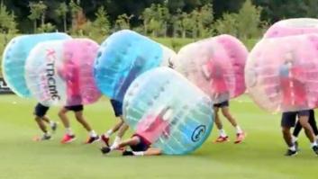 El curioso entrenamiento del Barça