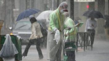 Más de dos millones de evacuados en Japón por el tifón Phanfone