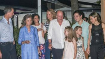 La Familia Real llega a Mallorca: primera cena al completo