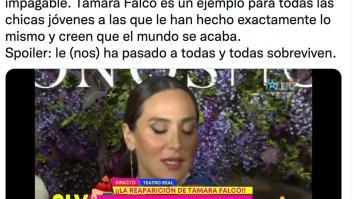 Este momento de Tamara Falcó arrasa en Twitter: lleva miles de 'me gusta' en minutos