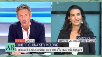 Rocío Monasterio lanza una pulla a Joaquín Prat y él reacciona dándole este corte