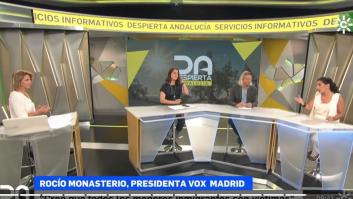 Rocío Monasterio pronuncia la palabra 'Mena' en Canal Sur y recibe un corte inesperado