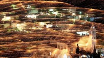 Vrontados: la batalla de cohetes de la noche de Pascua de la isla de Chios en Grecia (FOTOS)