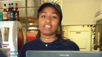 Sasha Obama y su trabajo veraniego como cajera en un restaurante