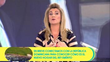 El enfado de Carlota Corredera con el rey Juan Carlos: se moja sobre quién es la víctima