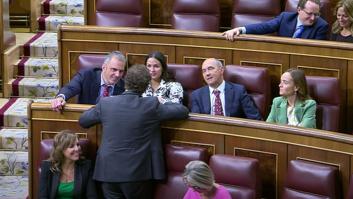 La intervención de Baldoví que empieza con Espinosa dándole la espalda y acaba con este gesto