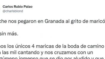 Diego Rojo, el joven víctima de una agresión homófoba: "Nos gritó cosas como ‘os voy a matar’”