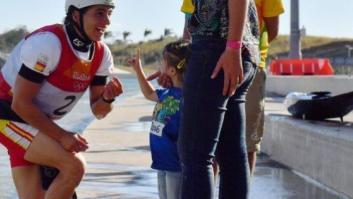 Así ha sido el emocionante encuentro de Chourraut con su hija tras ganar la medalla oro