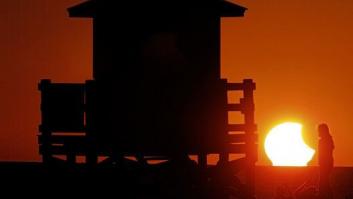 Eclipse parcial de Sol en EEUU: cuando la Luna invadió el astro rey (FOTOS)