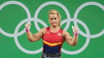 Lidia Valentín, medalla de bronce en halterofilia