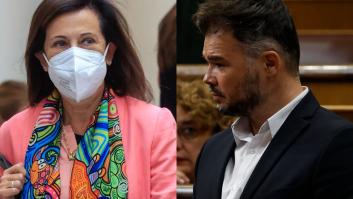 Rufián lleva al Congreso el documental "Salvar al Rey" y Robles reacciona con una recomendación que nadie vio venir