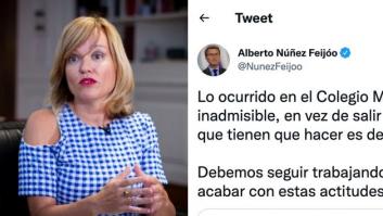 A este tuit de Feijóo sobre el Elías Ahuja le llega este corte de Pilar Alegría en pocos minutos