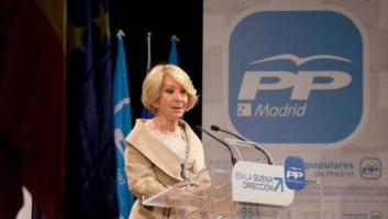Esperanza Aguirre ve "difícil" que el PP repita los resultados de las anteriores elecciones