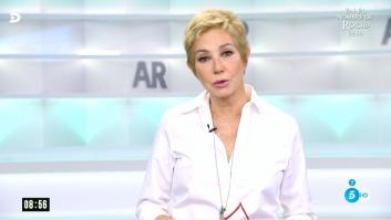 Ana Rosa Quintana, en su regreso a la televisión: "Milagro, el que yo esté hoy aquí"