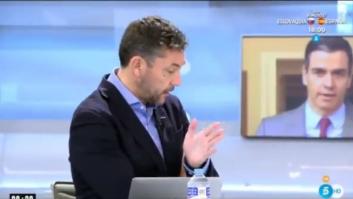 Javier Ruiz, 'trending topic' por desmontar en Telecinco las "barbaridades que tenemos que tragarnos"