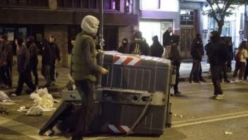Segunda noche de disturbios en el barrio burgalés de Gamonal