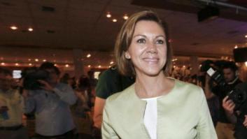 Cospedal asegura que muchas mujeres están "hartas de que la bandera de la mujer se la apodere el PSOE"