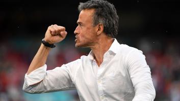 Luis Enrique resume (en inglés) el partido de España con tan solo dos palabras