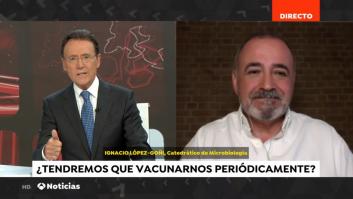 La reacción de Matías Prats al "pequeño rapapolvo" que da este microbiólogo en directo