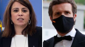 Adriana Lastra no se corta y responde a la acusación de Pablo Casado sobre Irene Montero