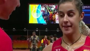 El tremendo zasca de Carolina Marín a su entrenador: "Un poco de espacio"