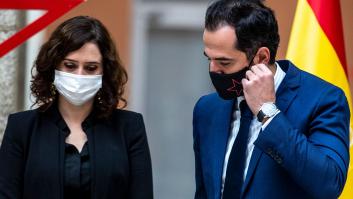 A Ignacio Aguado le bastan dos palabras para atizar a Ayuso y a Toni Cantó