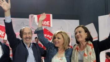 Rubalcaba tiene "confianza ciega" en la victoria porque Valenciano "da la cara"