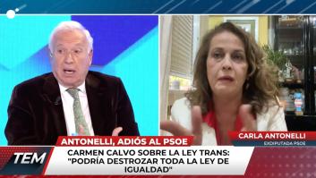 Carla Antonelli escucha hablar a Margallo sobre la Ley Trans y tiene que pedir "tiempo muerto"