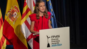 Leonor hace un Letizia y agota en pocas horas el vestido Corina