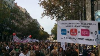 Las pancartas de la manifestación contra el aborto (FOTOS)