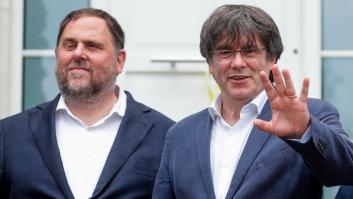 Junqueras y Puigdemont: el reencuentro en Waterloo